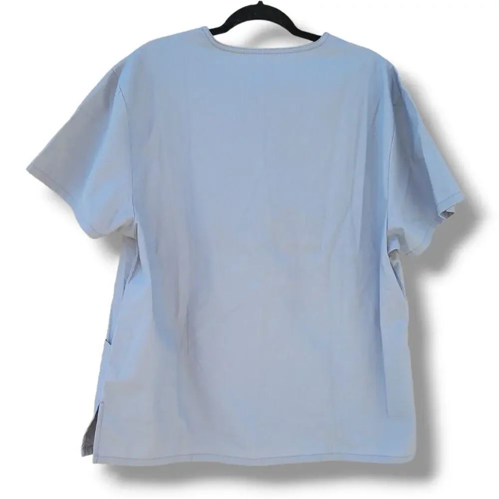 Dickies Women’s Gray Medical Scrub Top – Size Large, gently used
